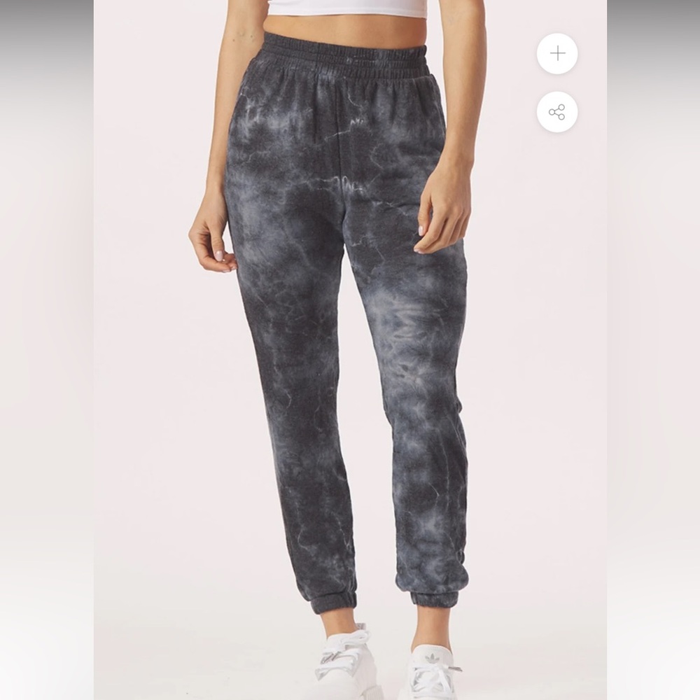 Glyder Black Tie-Dye Joggers
